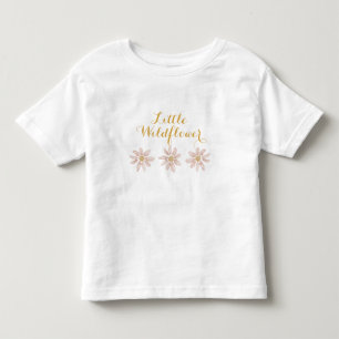 Little Wildblume 1st Birthday, Boho Daisy Kleinkind T-shirt