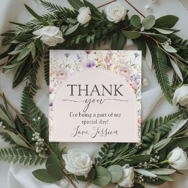 Little Wildflower Birthday Favor Tags Geschenkanhänger