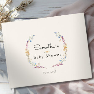 Little Wildflower Boho Traum - Babyparty Gästebuch
