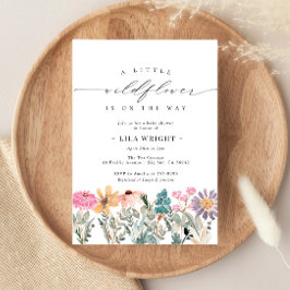 Little Wildflower Flower Baby Shower Invitation Einladung