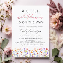Little Wildflower on the Way Baby Shower