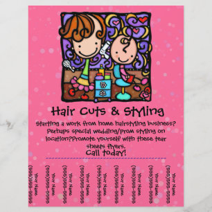 LittleGirlie Stylist arbeitet von Zuhause! PINK Flyer