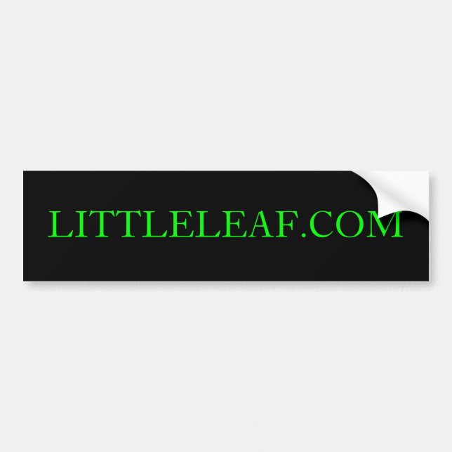 LITTLELEAF.COM Autoaufkleber (Vorne)
