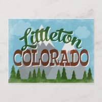 Littleton Colorado Snowy Mountains