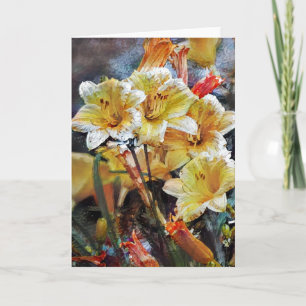 Liuelle Blume Garden Art Note Card Karte