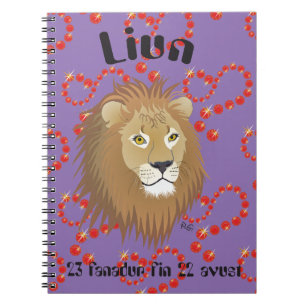 Liun 23 fanadur fin 22 avust Notizheft Notizblock