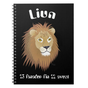Liun 23 fanadur fin 22 avust Notizheft Notizblock