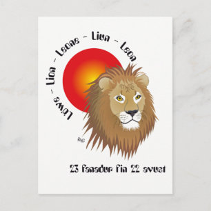 Liun 23 fanadur fin 22 avust Postkarte