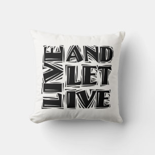 Live-12-Step-Erholung-Slogan-Angebot Gelassen Kissen