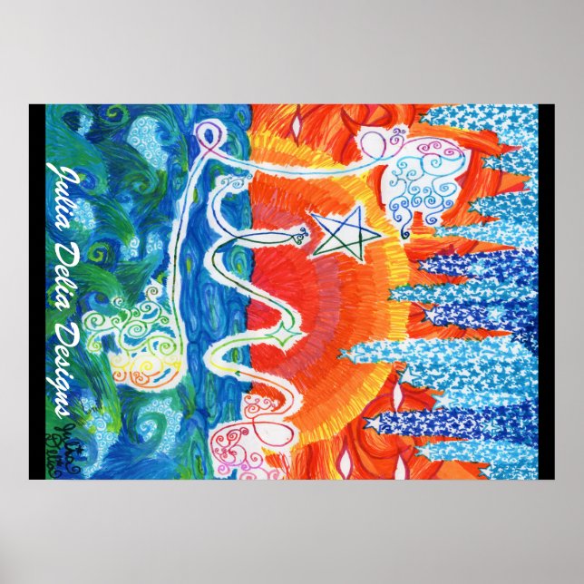 "Live" 20" x 28" Poster (Vorne)