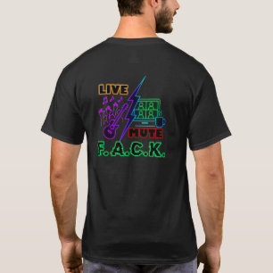 Live, aber du bist auf Mute T-Shirt