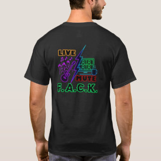 Live, aber du bist auf Mute T-Shirt