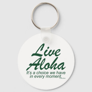 Live Aloha Design Items von Paul Klink Schlüsselanhänger