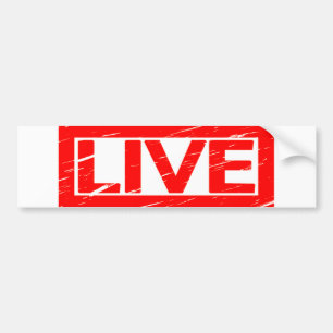 Live-Briefmarke Autoaufkleber