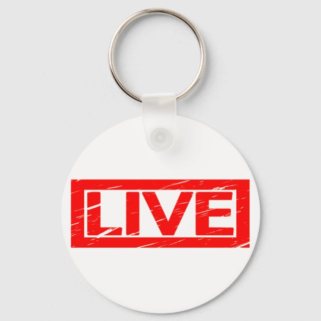 Live-Briefmarke Schlüsselanhänger (Vorderseite)