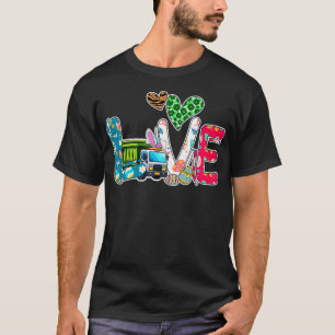 LIVE Bunny Garbage Truck Ostereier farbenfrohe Kos T-Shirt