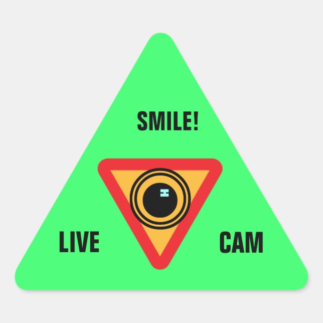 LIVE CAM Aufkleber (20) (Vorderseite)