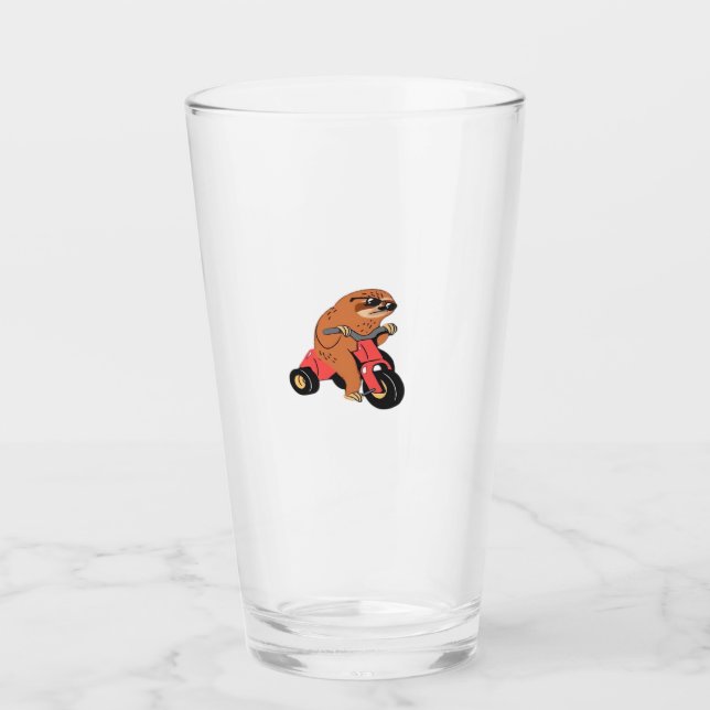 Live Fast Die Eventually Oversized T-Shirt Glas (Vorderseite)