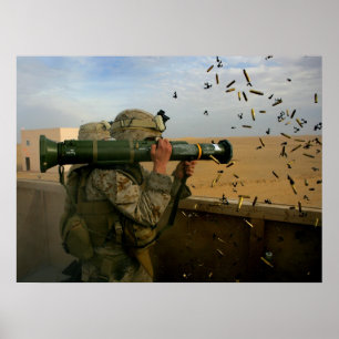 Live-Feuer AT-4 Poster