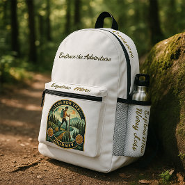 "Live for Journey" Adventure Backpack Bedruckter Rucksack