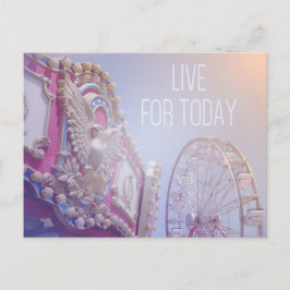 Live For Today - Karneval Postcard Postkarte
