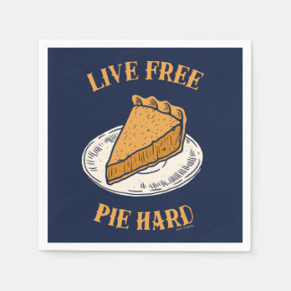 Live Free Pie Hard Serviette