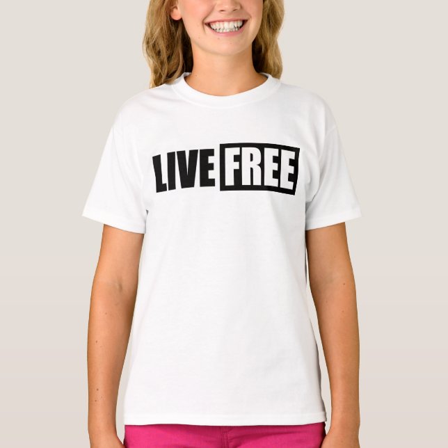 LIVE FREI T-Shirt (Vorderseite)