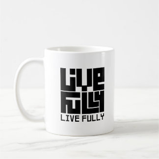 Live fully kaffeetasse