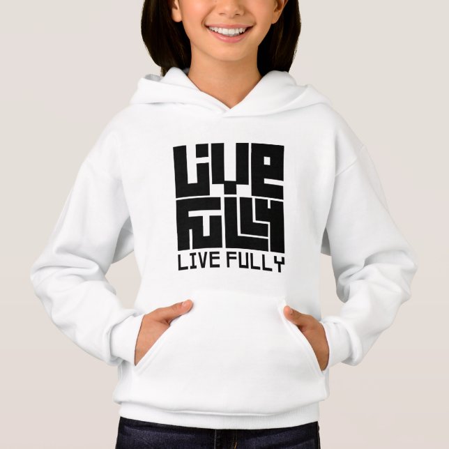 Live fully sudadera (Devant)