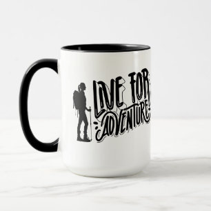 Live für Abenteuer Tasse