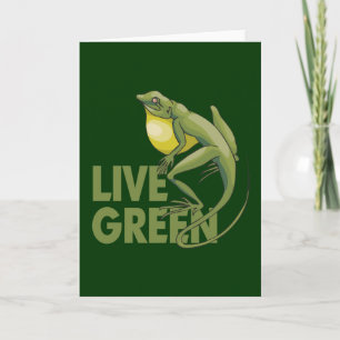 Live Green Feiertagskarte