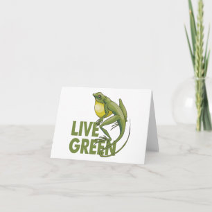 Live Green Feiertagskarte