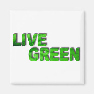 Live Green Magnet