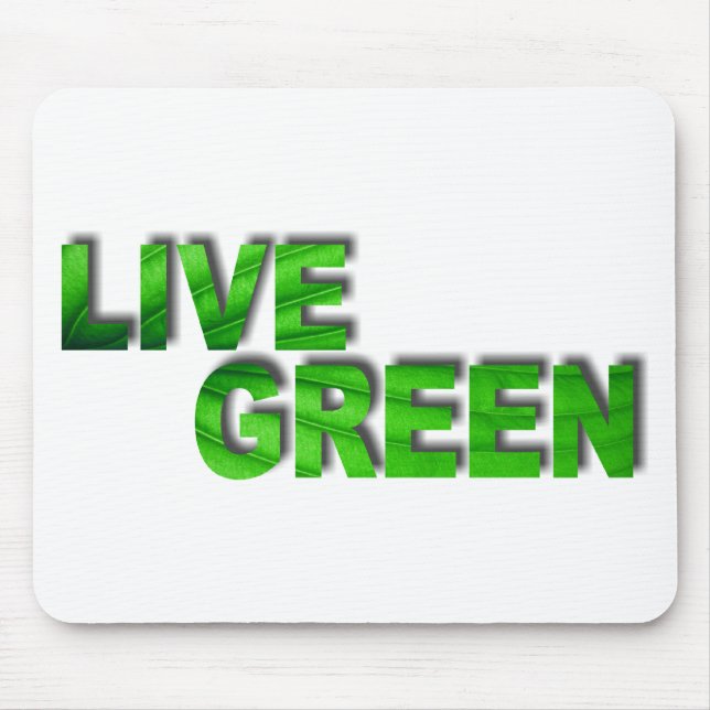 Live Green Mousepad (Vorne)