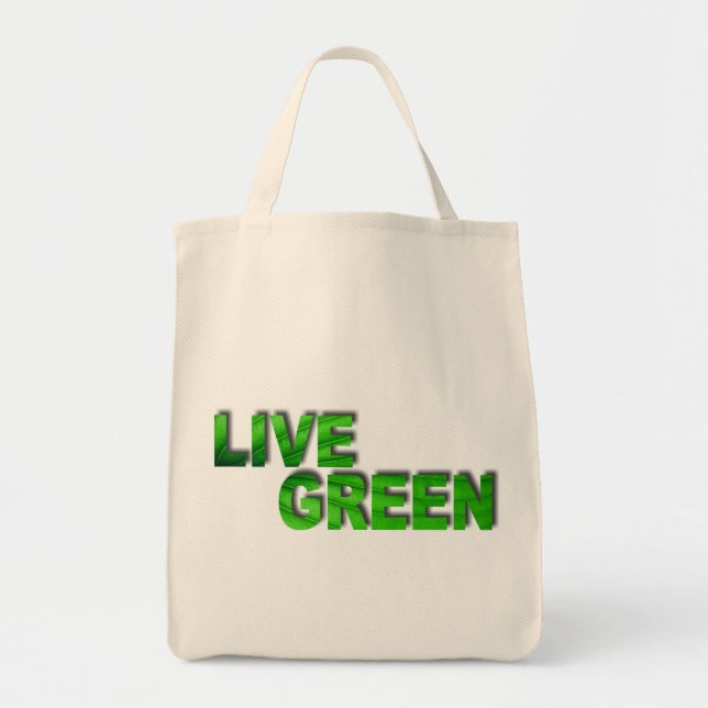 Live Green Tragetasche (Vorne)