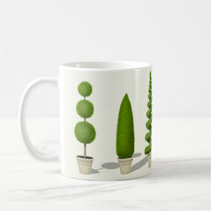 "Live Grow Thrive" - individuell anpassbare Themen Kaffeetasse