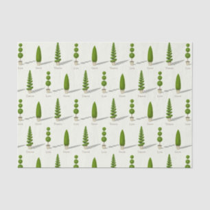 "Live Grow Thrive" - individuell anpassbare Themen Seidenpapier