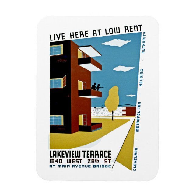 Live Here at Low Rent Magnet (Vertikal)