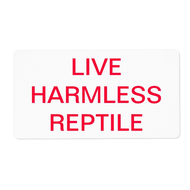 LIVE HERMLESS REPTILE (Vorne)