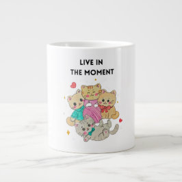 LIVE IN THE MOMENT Jumbo-Tasse