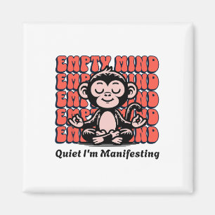 Live It Designs Lustiger Manifestierender Affe, An Magnet