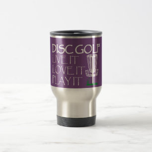 Live it Liebe it Disc Golf Kaffee Tasse