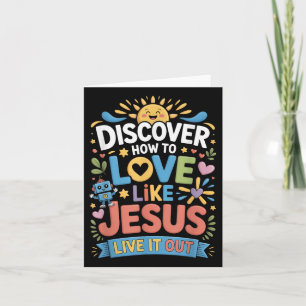 Live It Out Bible School Christlich Camp Vbs 2025 Karte
