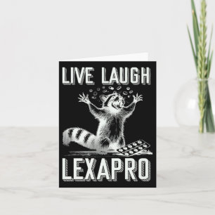 Live-Lachen Lexapro Psychische Gesundheit Bewussts Karte