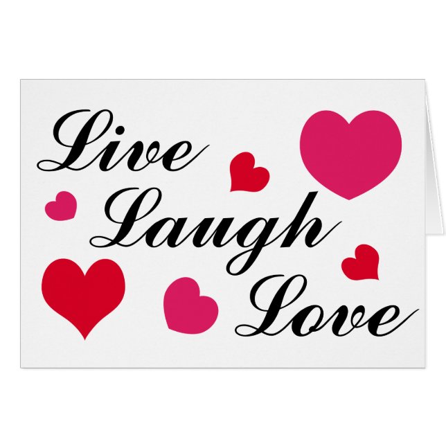 Live, Lachen, Liebe (Vorderseite (Horizontal))