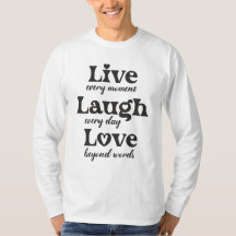 live, lachen, Liebe - drei schöne Worte