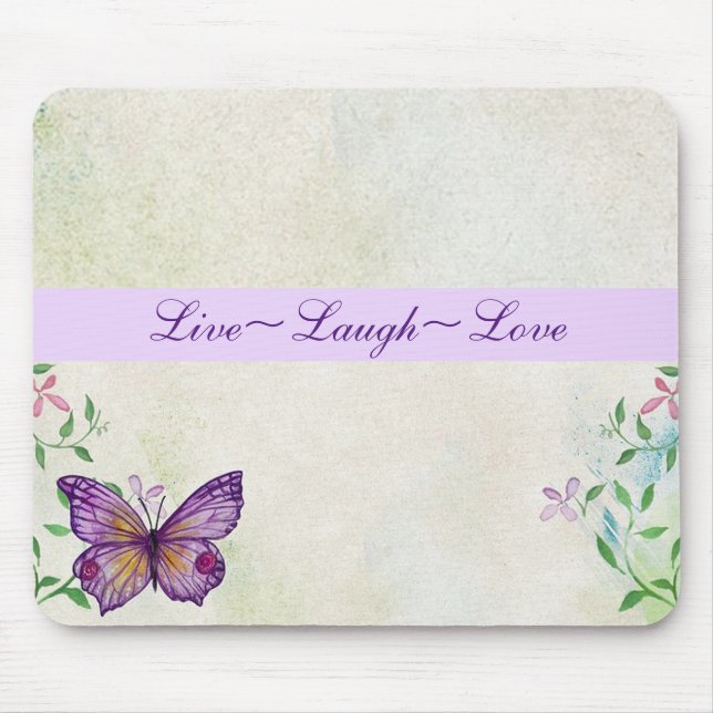 Live, Lachen, Liebe Mousepad (Vorne)