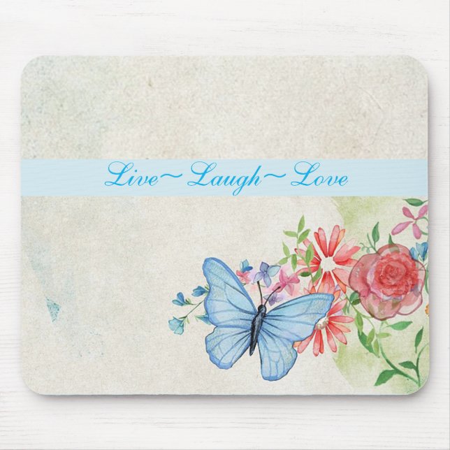 Live, Lachen, Liebe Mousepad (Vorne)
