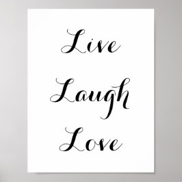 Live - Lachen - Liebe Poster