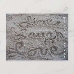 Live, Lachen, Liebe Postkarte
